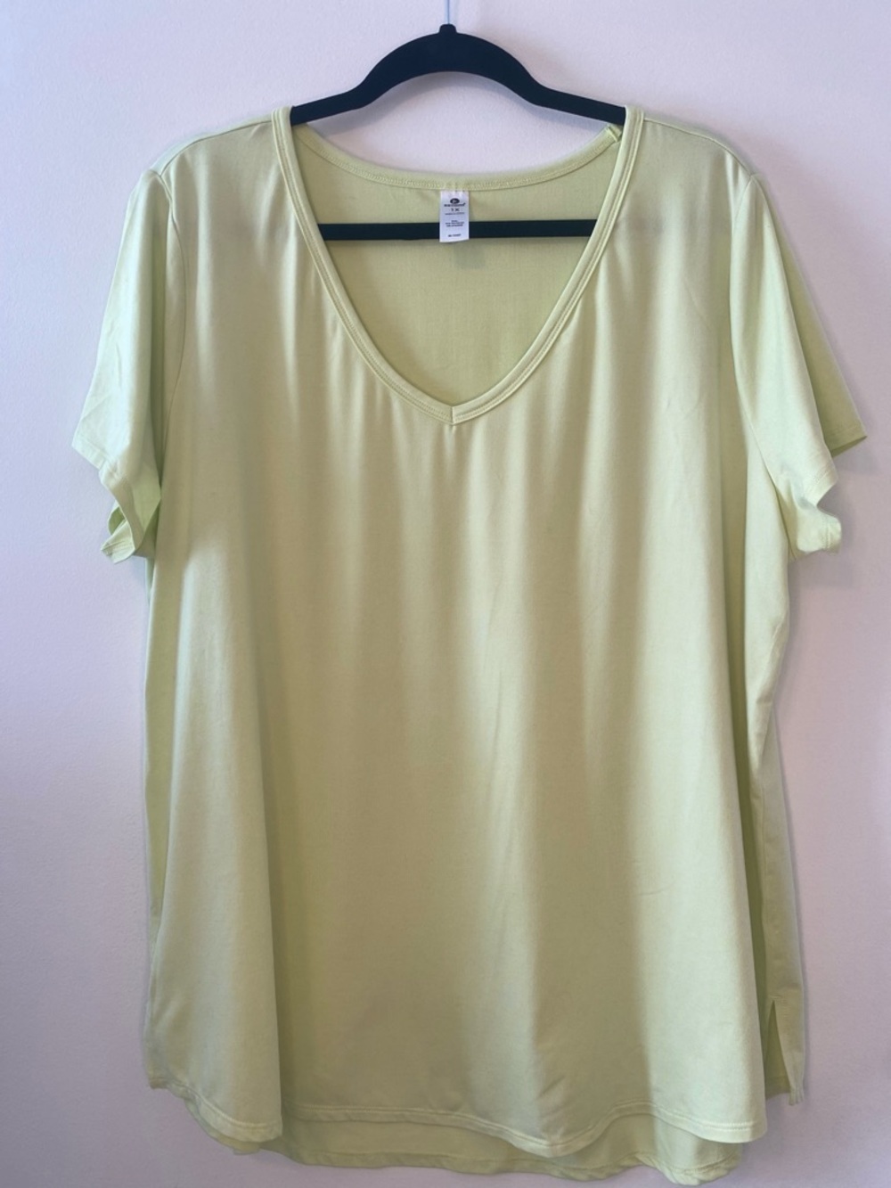 90 Degree By Reflex Light Green Short Sleeve Tee